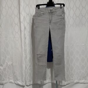 J. Crew Light Gray Women's Straight Leg Jeans